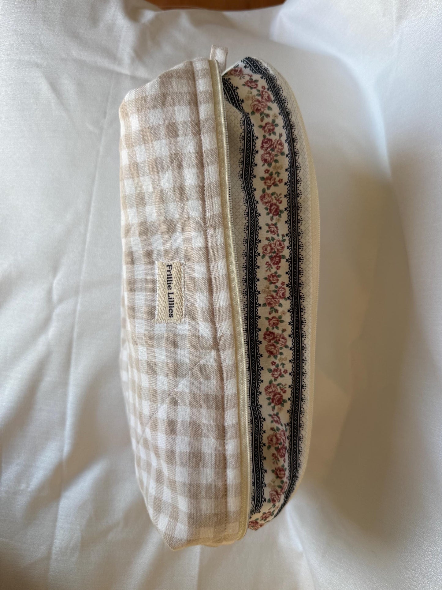 Vanilla Gingham Bag