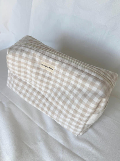 Vanilla Gingham Bag