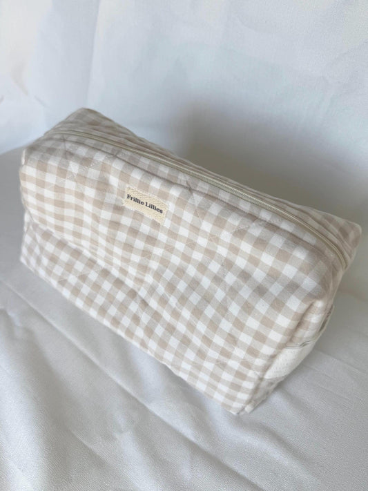 Vanilla Gingham Bag