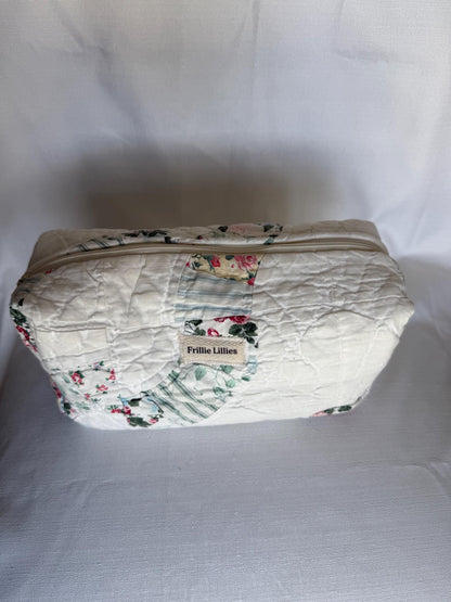 Vintage Quilt Toiletry Bag - Small