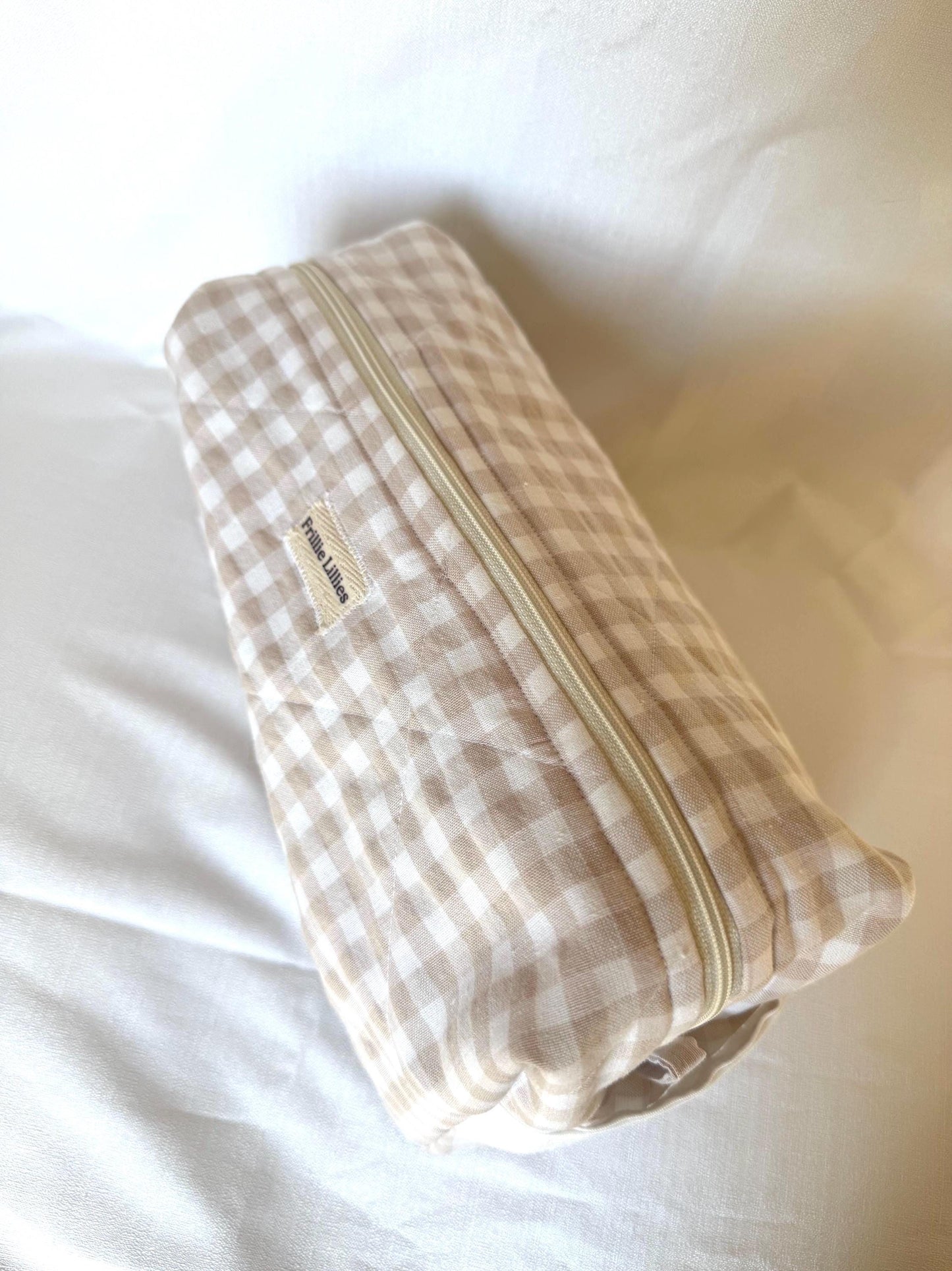 Vanilla Gingham Bag